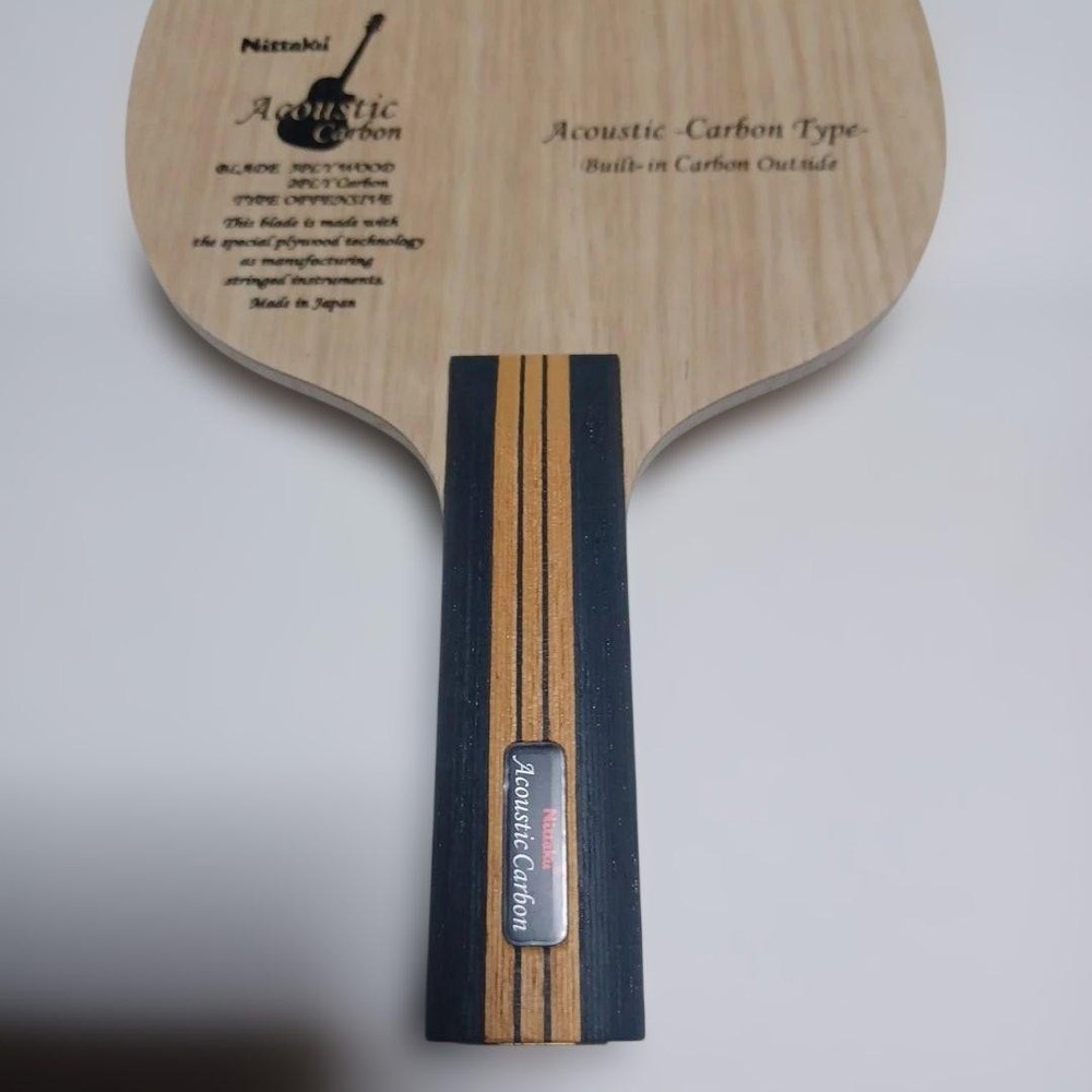 Table Tennis Racket: Nittaku Acoustic Carbon ST