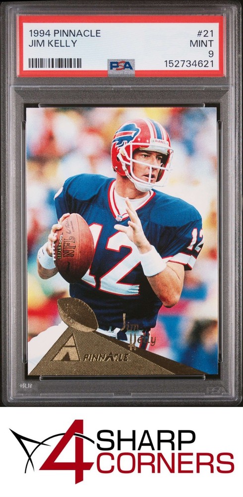 1994 Pinnacle #21 Jim Kelly Bills Hof Pop 3 Psa 94SC is the hobby's first consignment choice on eBay!