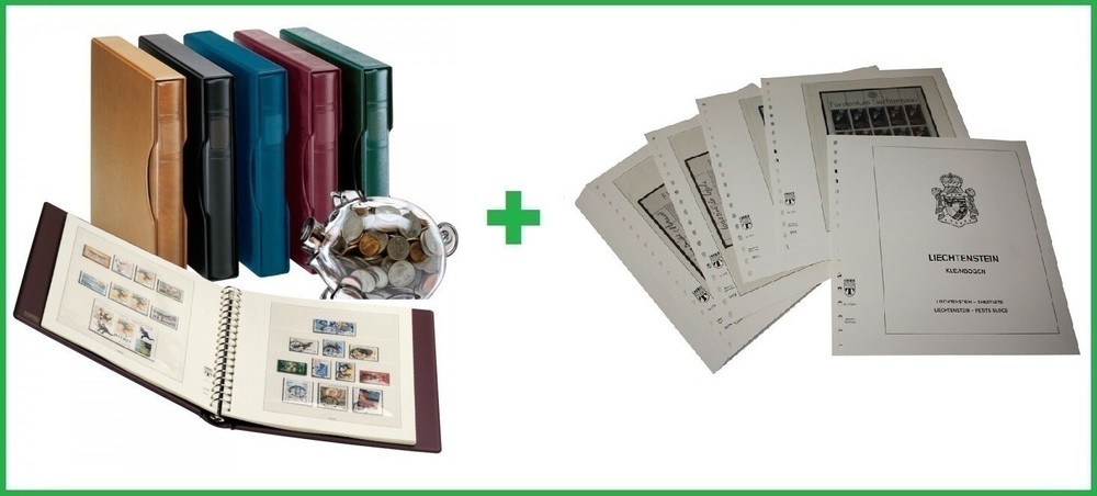 Lindner 179 91 1124V Liechtenstein Miniature Sheet Album 1991-1992