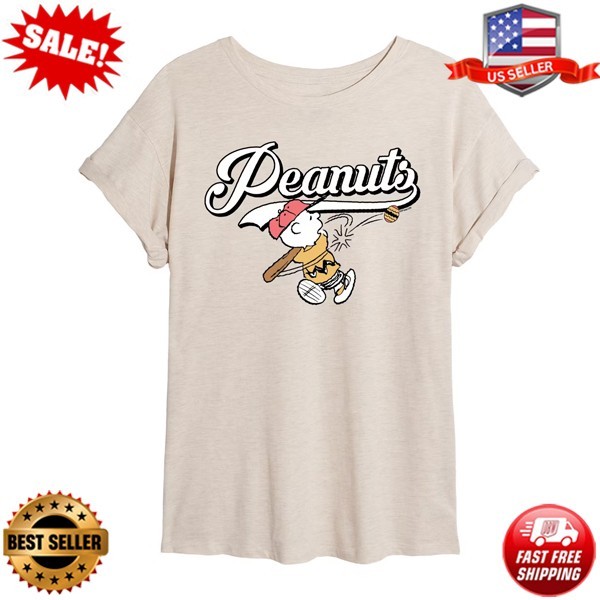 NEW Peanuts Easter Egg Baseball Graphic T-Shirt S-5XL