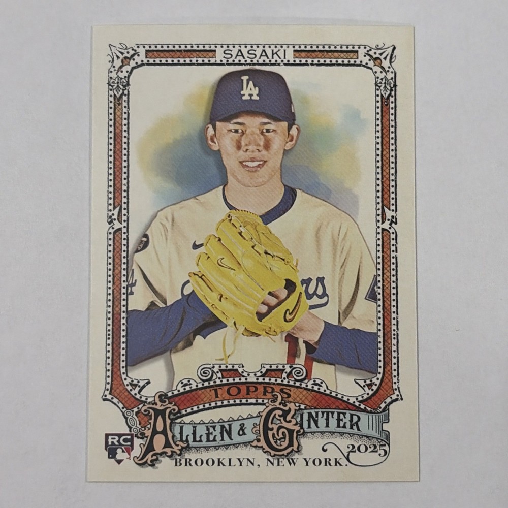 2025 Topps Allen & Ginter Roki Sasaki Rookie RC #92 Dodgers