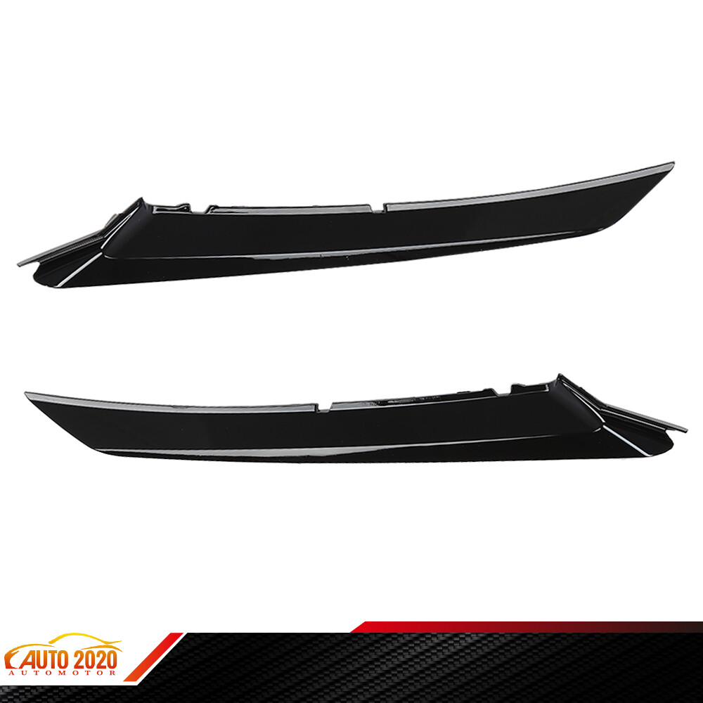 2018-2022 Toyota Camry SE/XSE Black Front Grille Trim Molding Pair