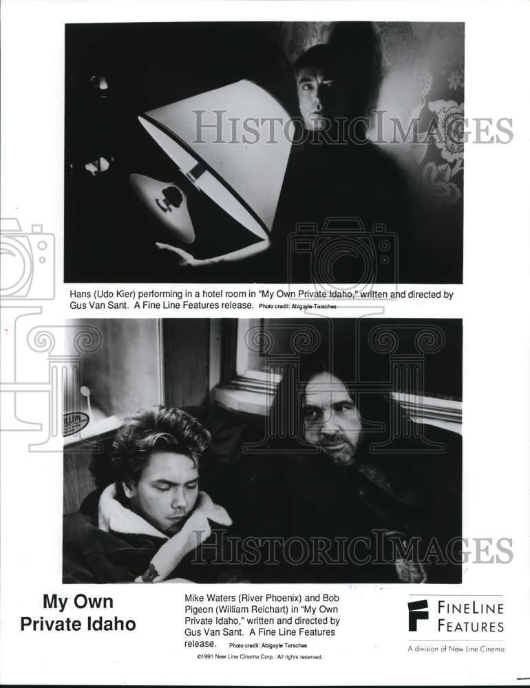 1991 Press Photo The starring cast in scenes from 