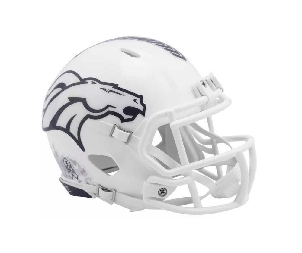 Denver Broncos 2024 Salute To Service Alternate Riddell Speed Mini Helmet New