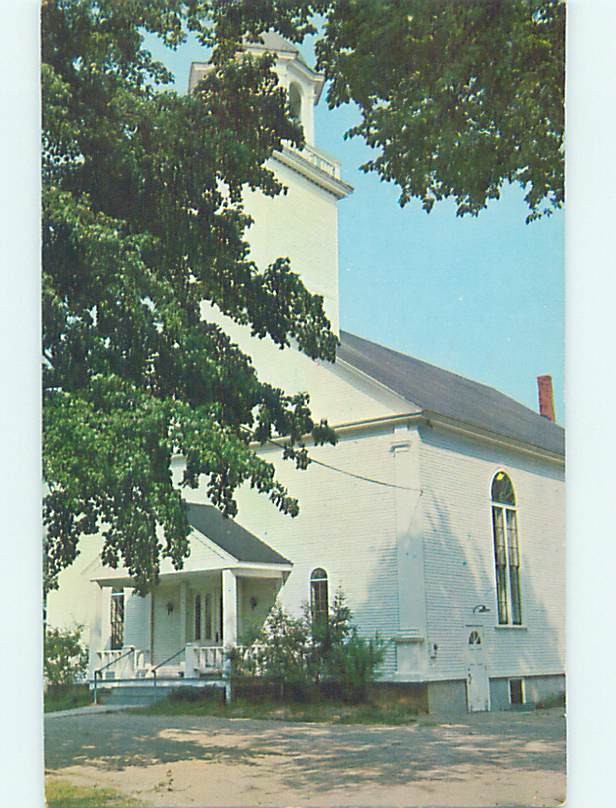 Unused Pre-1980 CHURCH SCENE Wells Maine ME : make an offer hs7094@