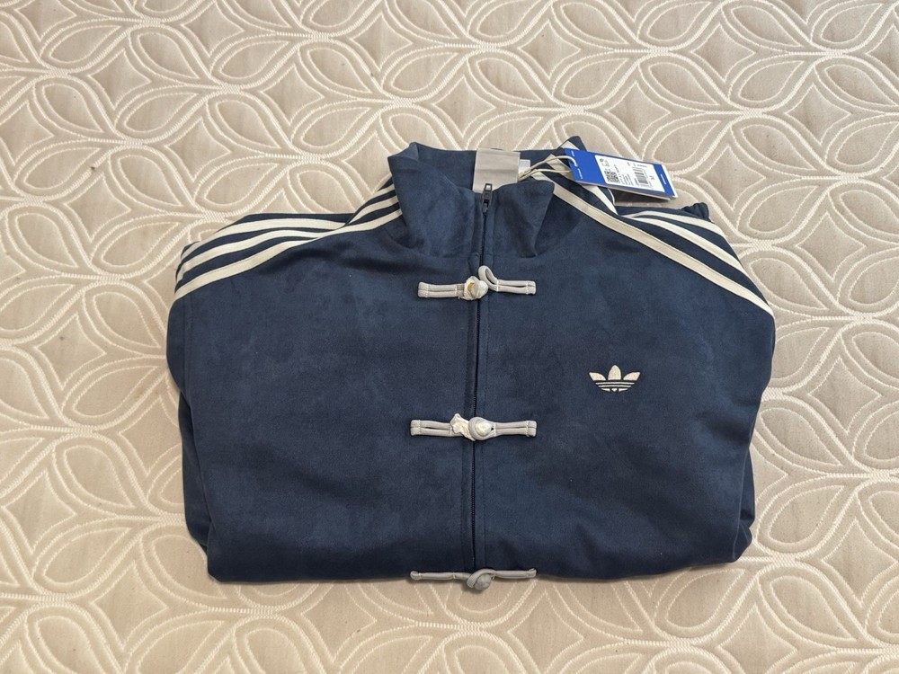 TOP QUALITY Adidas Navy Blue Chinese New Year Jacket | Sizes S | US SHIP |