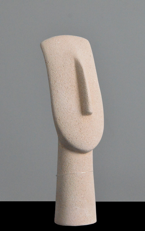 Cycladic Idol Statue - Ancient Greek Art Inspired Minimalist Sculpture