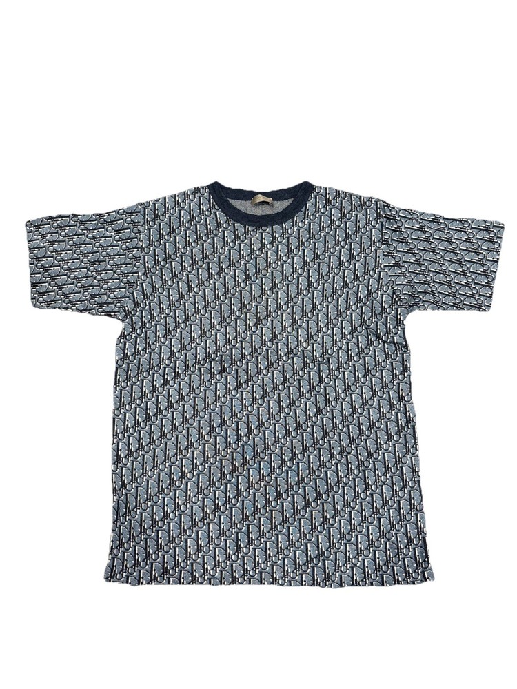 Dior Oblique Shirt Blue, Large