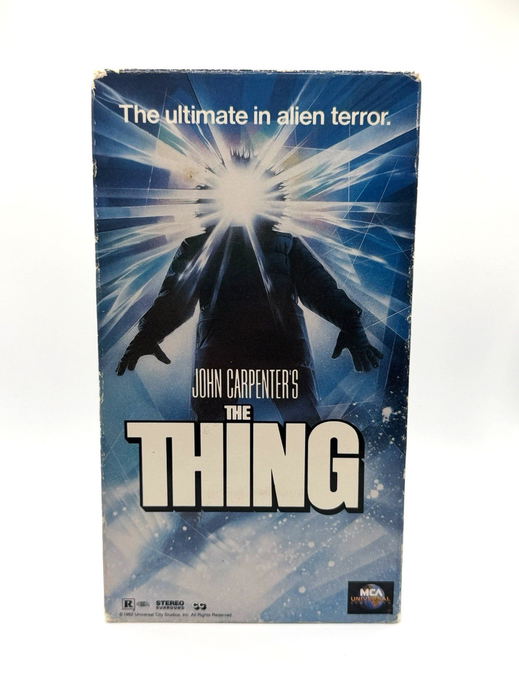 John Carpenter's the Thing 1982 VHS Tape 1996 Release