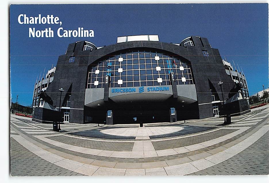 Postcard Ericsson Stadium Charlotte North Carolina USA