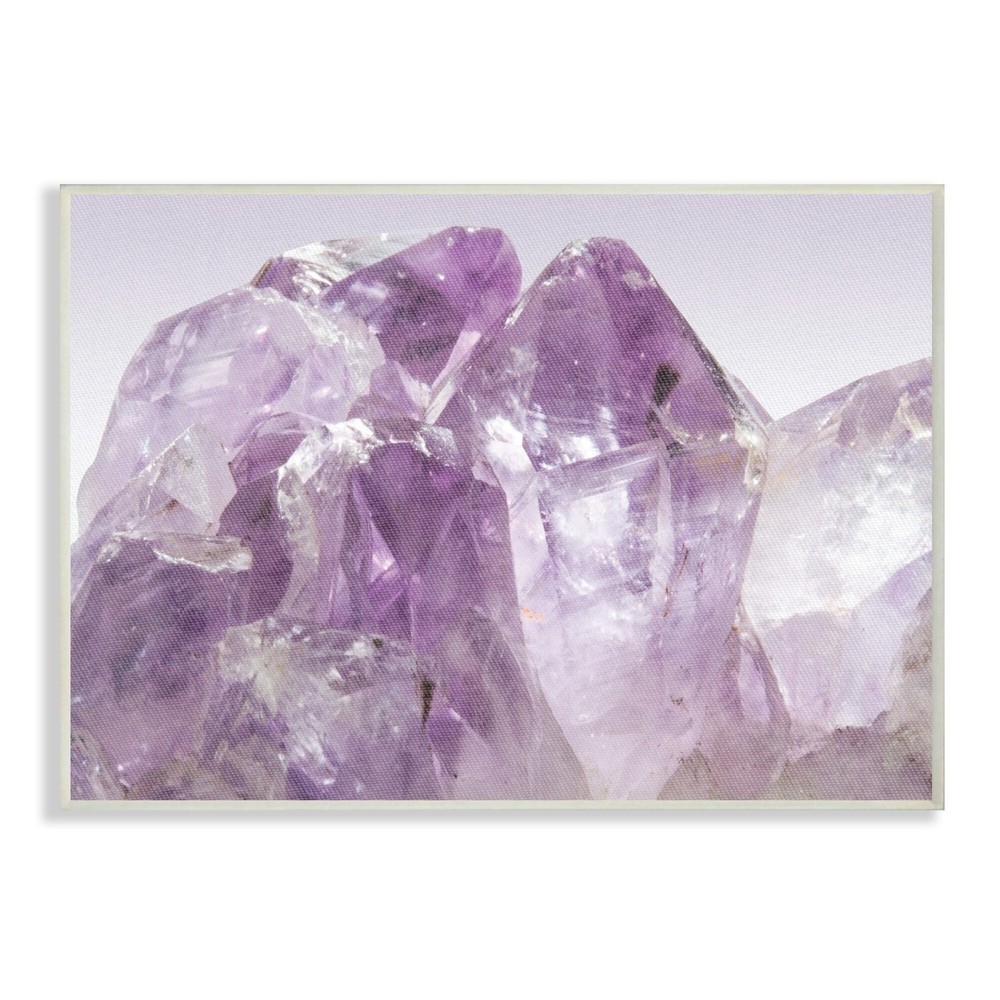 Stupell Amethyst Crystal Mountains Close Up Photographic Wall Art
