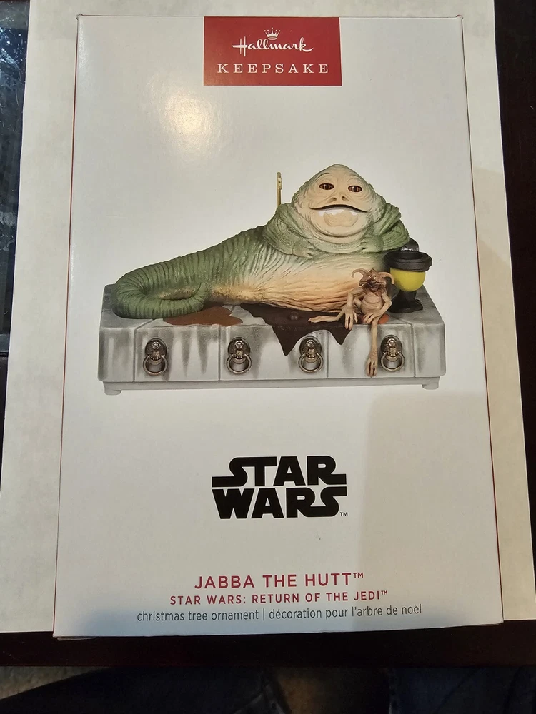 Hallmark Keepsake 2023 Star Wars Jabba The Hutt Sound and Motion Ornament