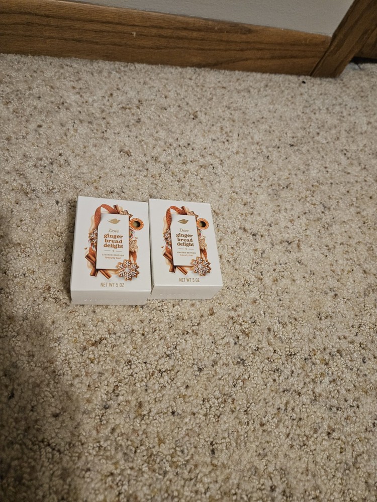 Dove Gingerbread Delight Limited Edition Holiday Beauty Bar Soap 2-Pack