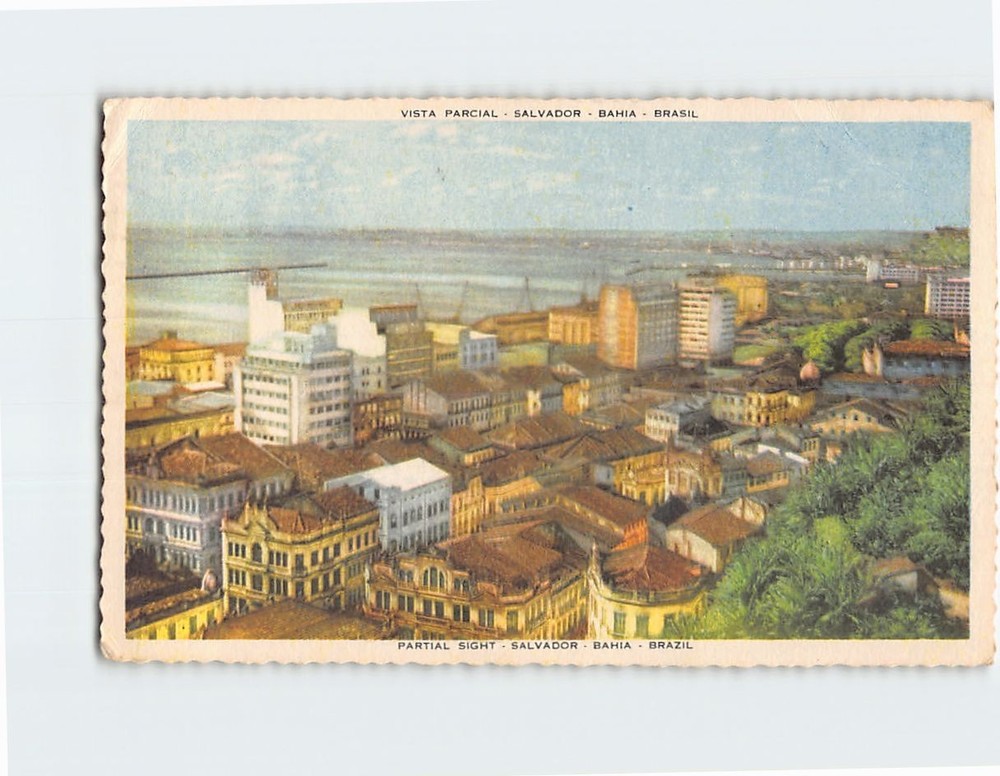 Postcard Aerial View Salvador Bahia Brazil