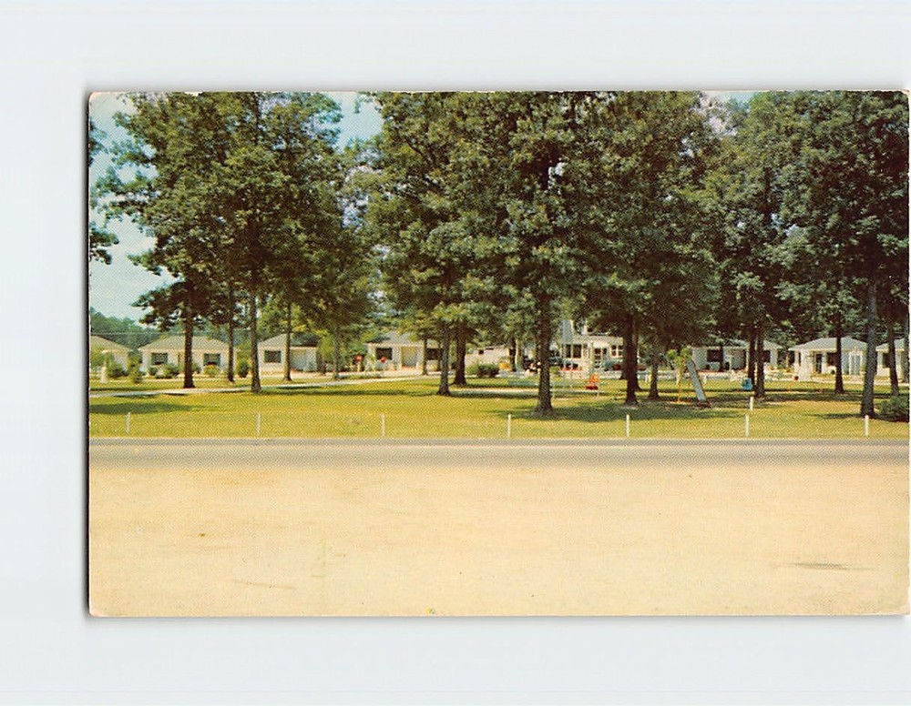 Postcard Mosley's Shady Lake Motel Rocky Mount North Carolina