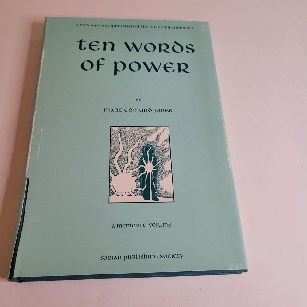 Ten Words of Power by Marc Edmund Jones Spirituality Religious First Edition HC
