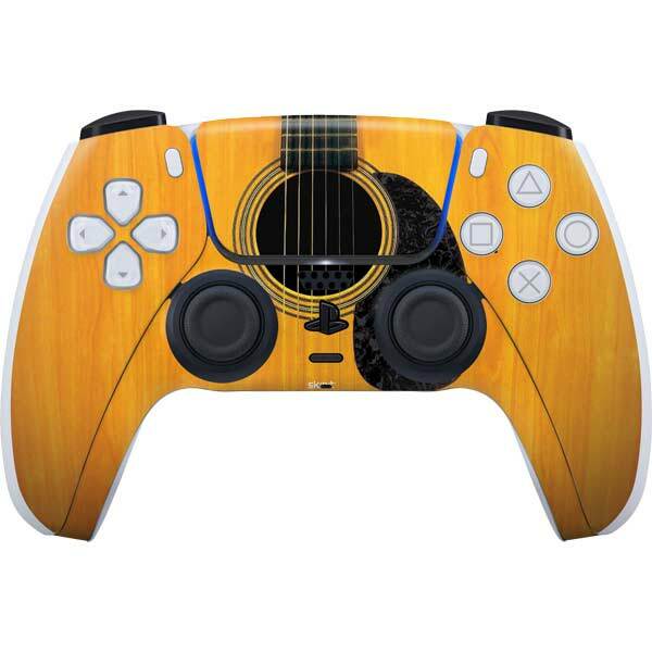 Music PS5 Controller Skin - Wood Guitar