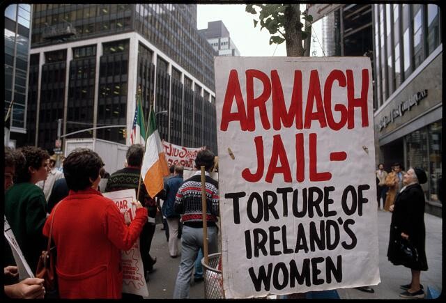Photo:New York City NY Irish Demonstration Armagh Jail 1981 Protest