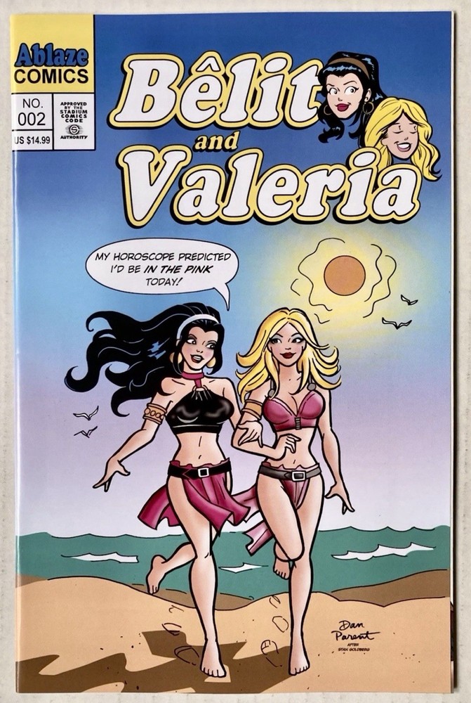 Belit & Valeria: Swords vs Sorcery #2 2002 - Archie 511 Homage IN THE PINK NM 🔥