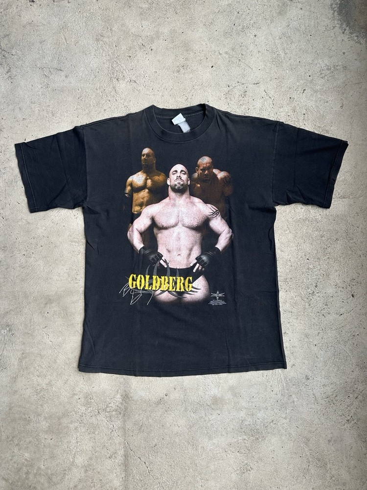 VTG 90s WWE 1999 WCW World Championship Wrestling Goldberg Tshirt XL