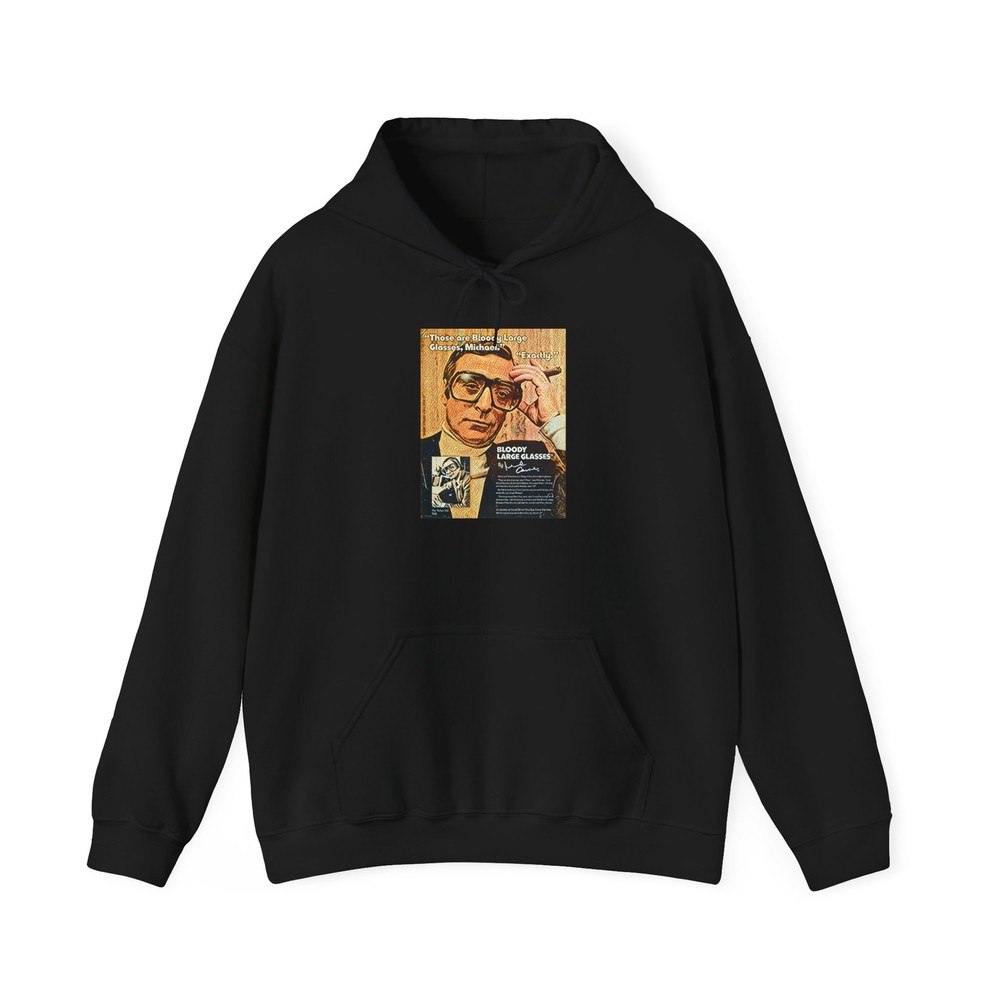 Michael Caine Bloody Large Glasses Graphic Unisex Heavy Blend™ Hooded Sweatshirt