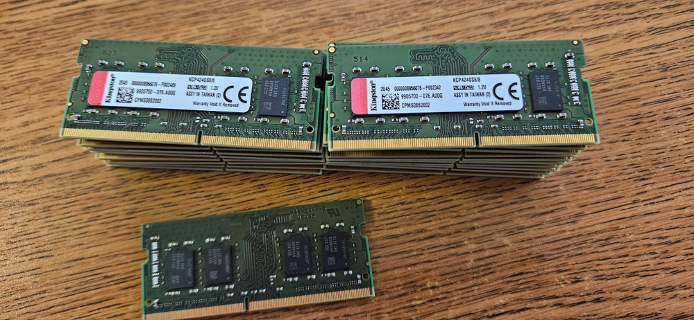 Kingston KCP424SS8/8 8GB DDR4-2400 SODIMM Laptop Memory CPMS08B2002