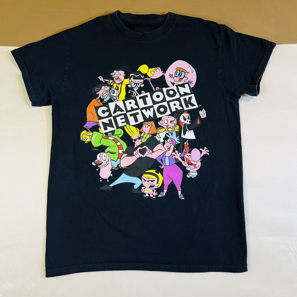Cartoon Network Black Multi Characters T-shirt