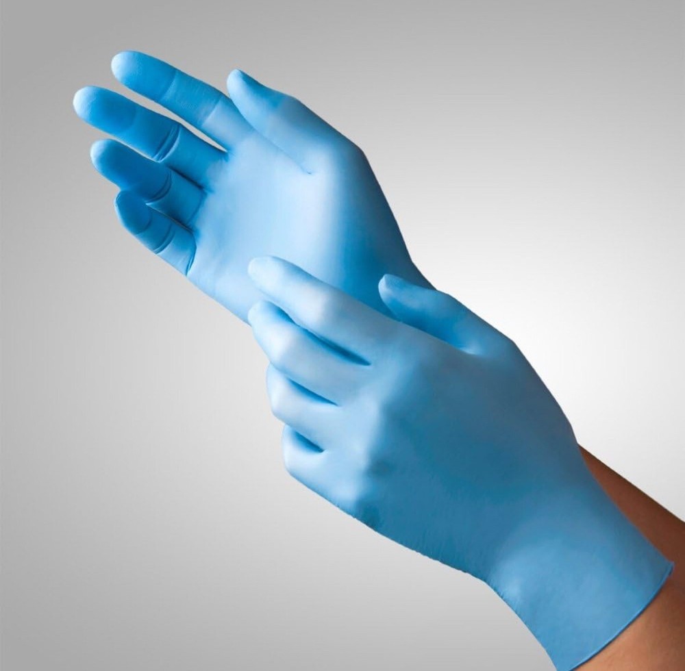 NEW! TRONEX 9250-20 NITRILE FINGERTIP TEXTURED EXAM GLOVES, MEDIUM, BOX of 100