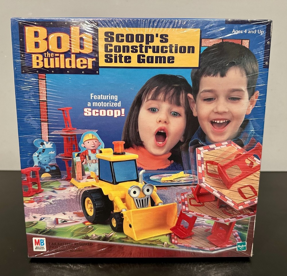 Bob the Builder: Scoop's Construction Site Game, Milton Bradley *NEW & SEALED*