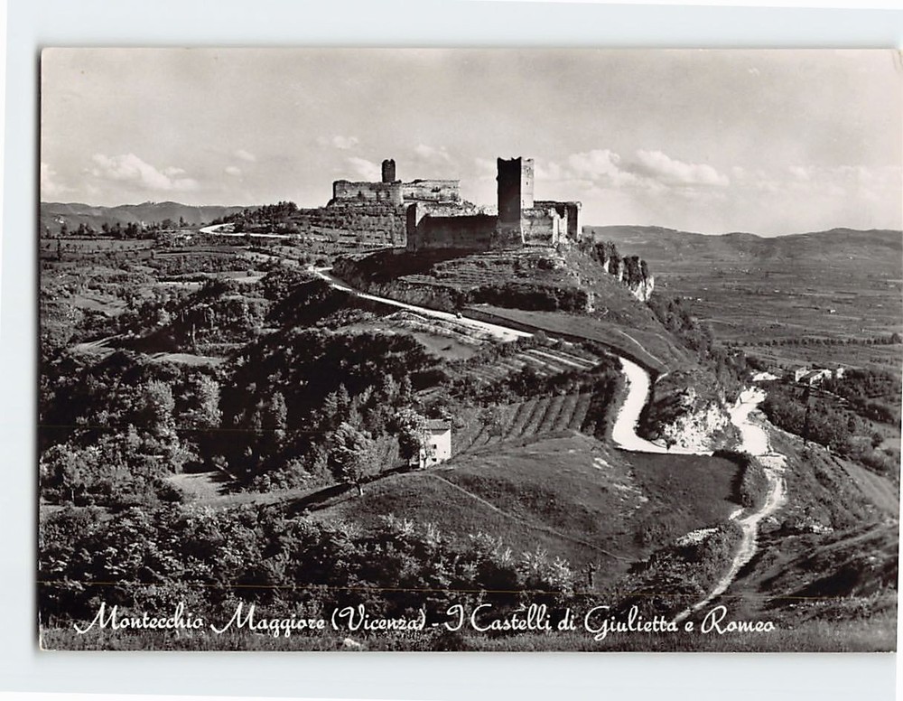 Postcard Castello di Romeo e Giulietta Montecchio Maggiore VI Italy