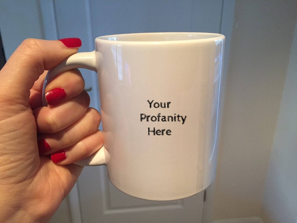 Personalized Mug Best Friend Yellow Mug Text Mug Custom Mug  Rude Humor Novelty