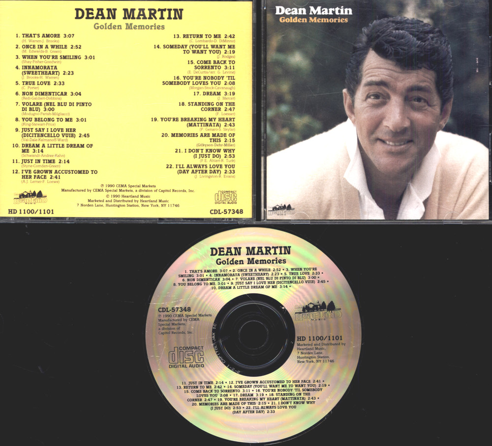 Cd Dean Martin Golden Memories