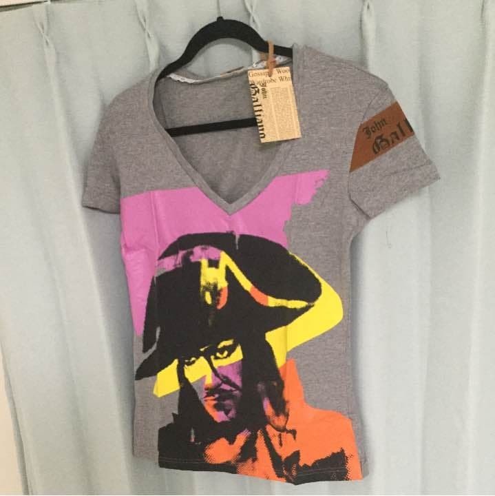 JOHN GALLIANO Men's T-Shirt Size M - Unused, Opened for Photos
