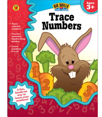 Trace Numbers, Ages 3 - 5 by Brighter Child: Used