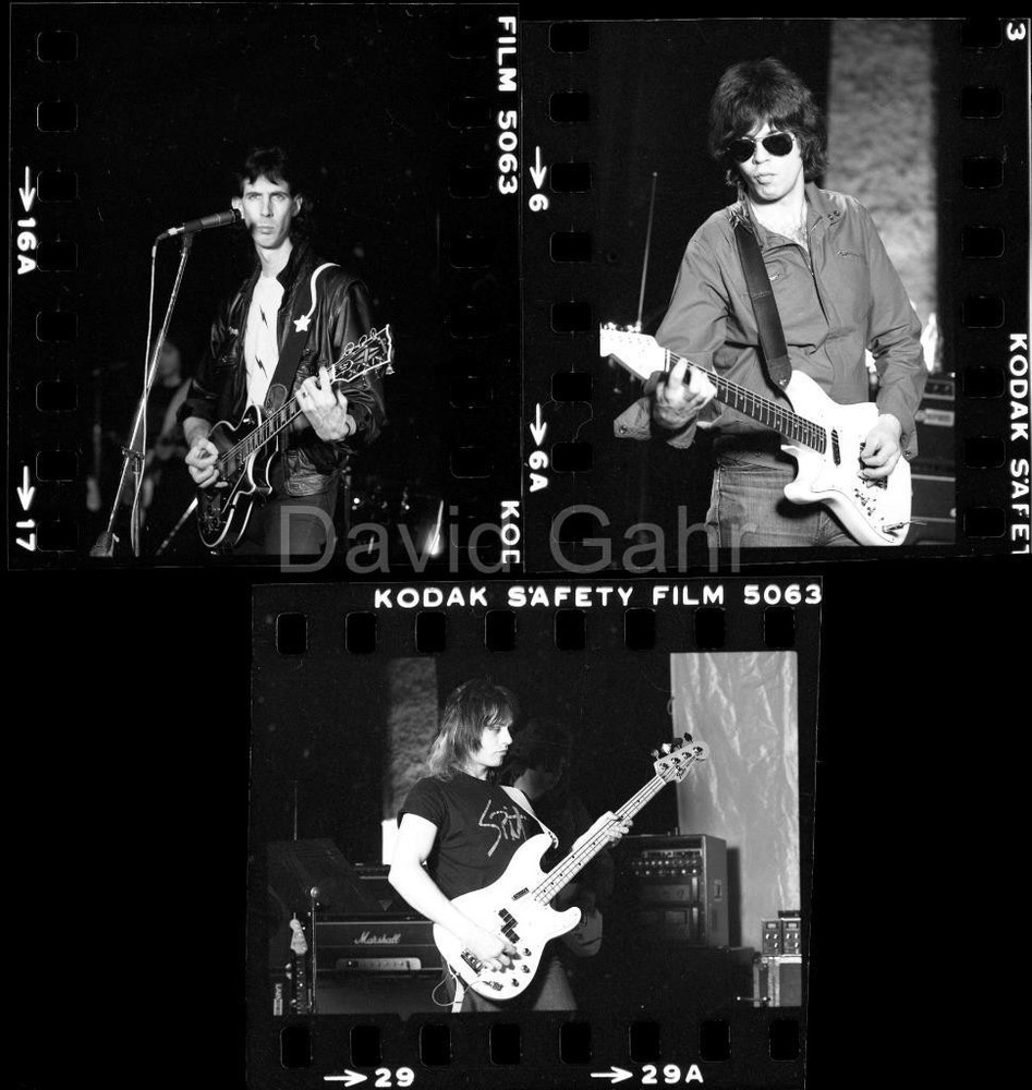 '80 Benjamin Orr Ric Ocasek Elliot Easton The Cars Gahr 35mm 3 Negative Lot B800