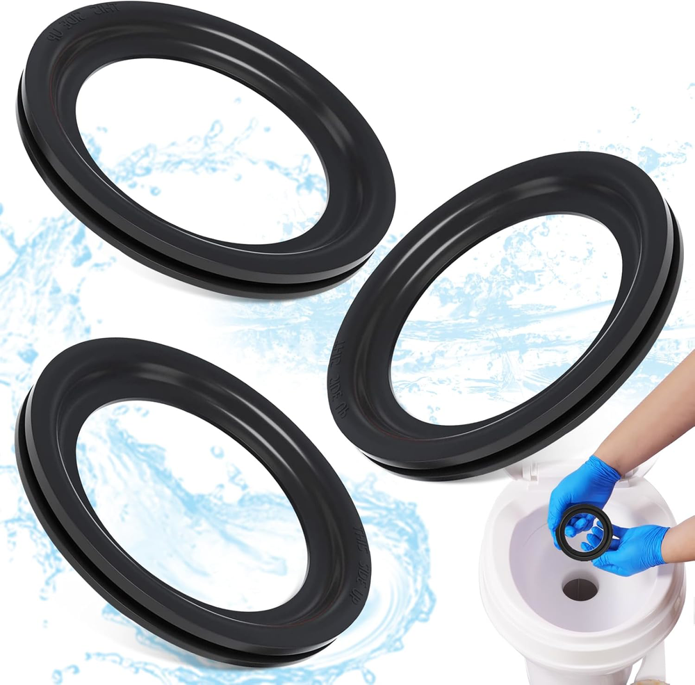 RV Toilet Seal Replacement Kit for Dometic 300 310 320 - 3PC Leak Fix  