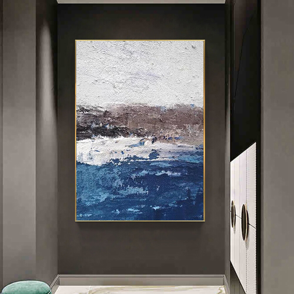 Free Shipping Handmade Abstract Oil Painting Modern Canvas Art Decorative Knife