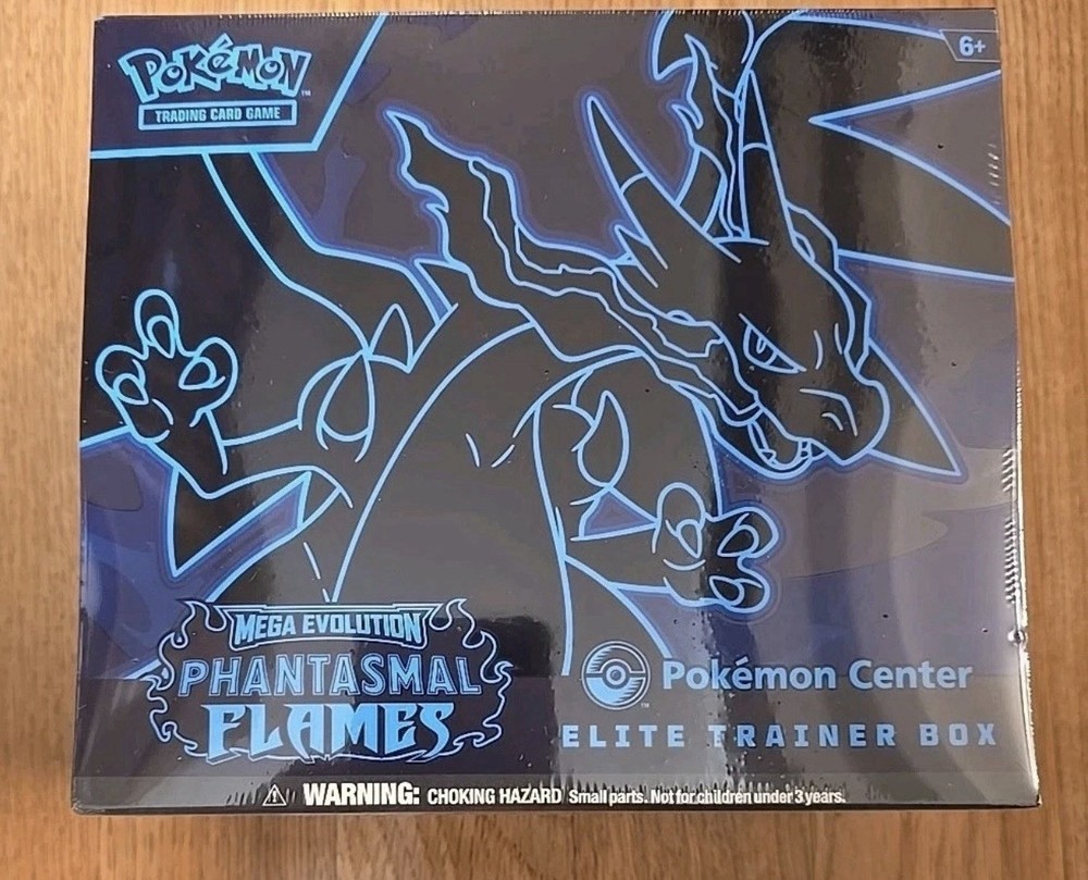 Pokémon TCG Phantasmal Flames Pokemon Center Exclusive ETB Elite Trainer Box
