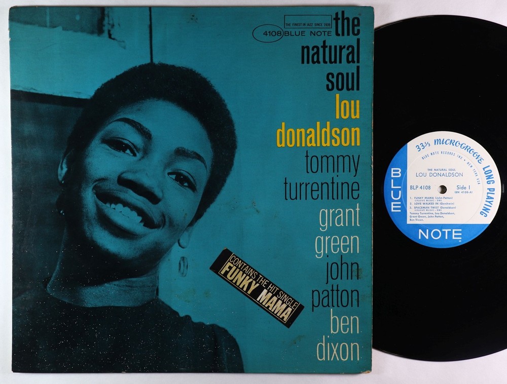 Lou Donaldson - The Natural Soul LP - Blue Note - BLP 4108 Mono RVG Ear NY USA
