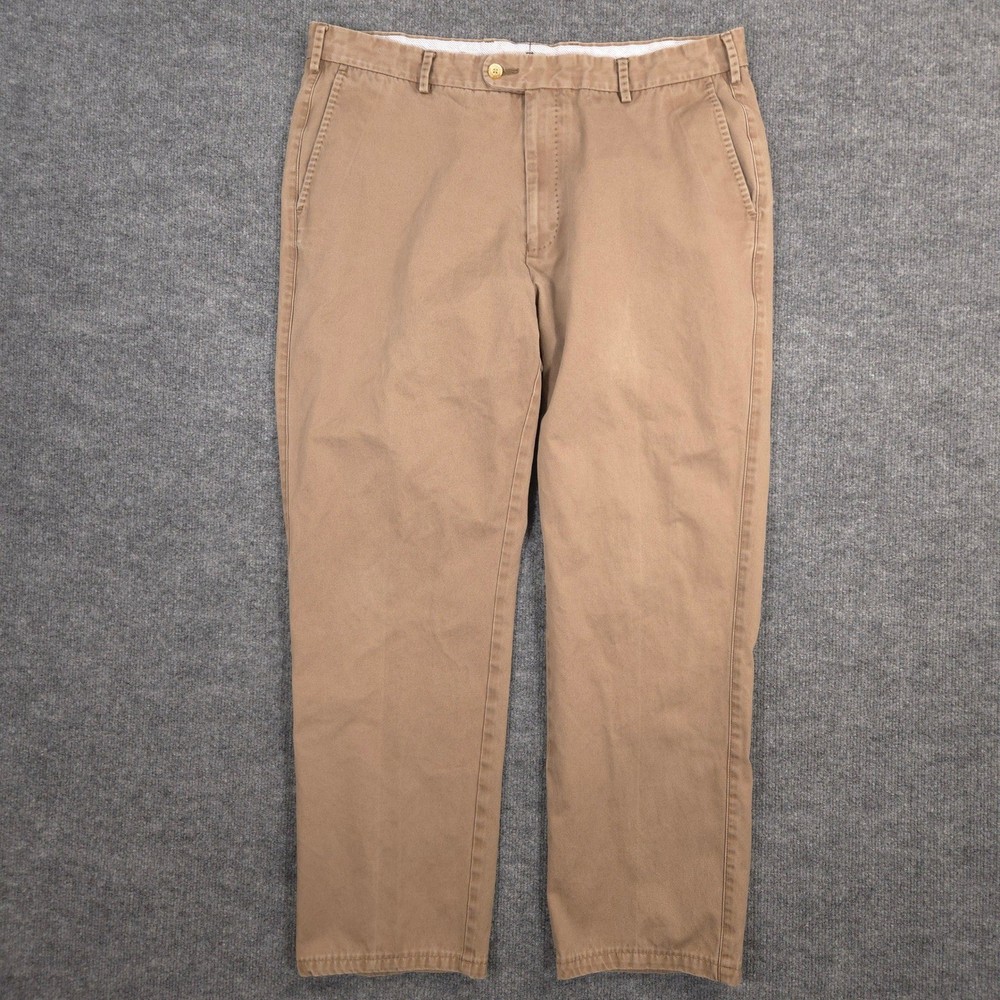 Peter Millar Pants Mens 38X28 Light Brown Chino Trousers Golf Preppy Business