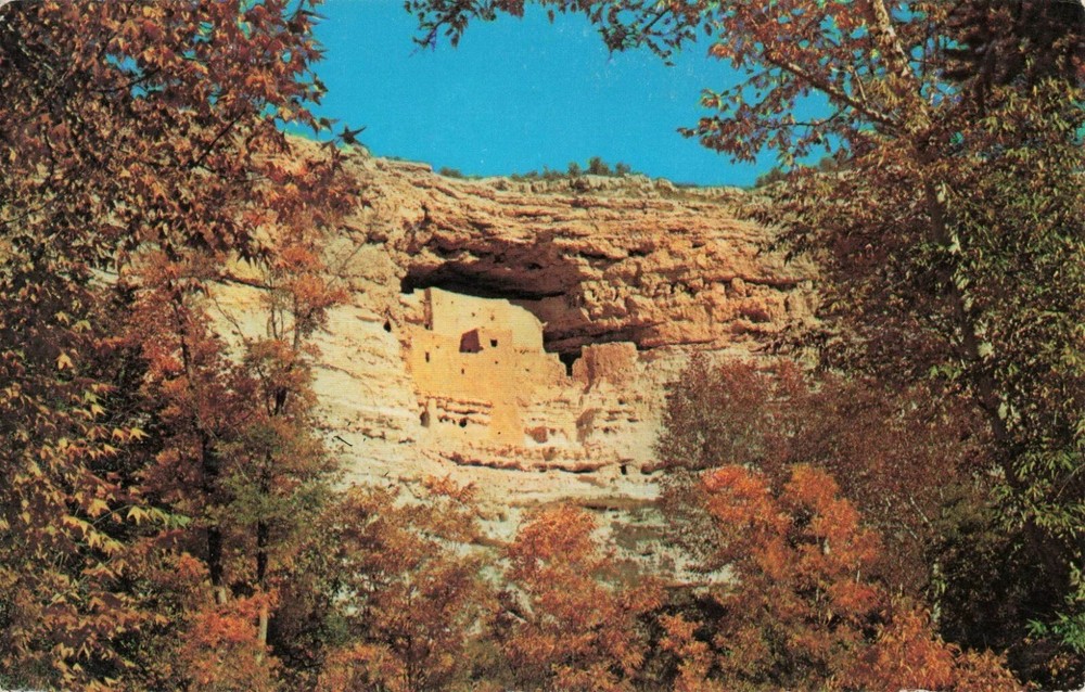 Montezuma Castle National Monument - Camp Verde Arizona AZ - Postcard