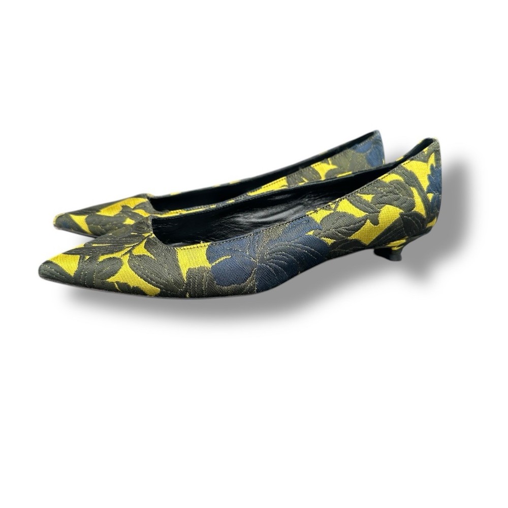 Erdem Women Shoes Size 39 / US 8 Green Kitten Heel