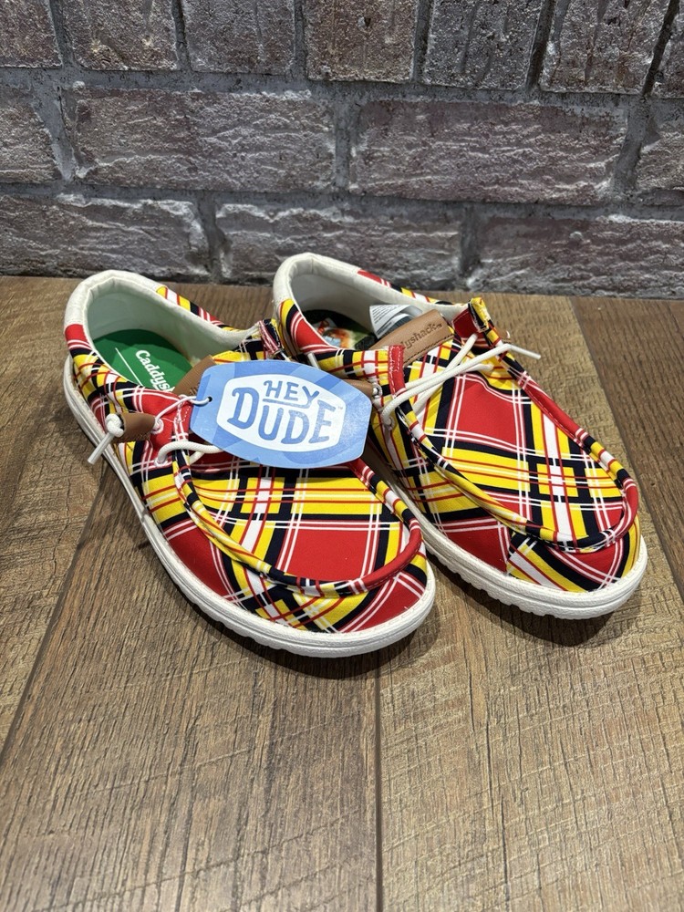 New Hey Dude CaddyShack Shoes Men's Size 8 Slip On Wally Golf Lightweight