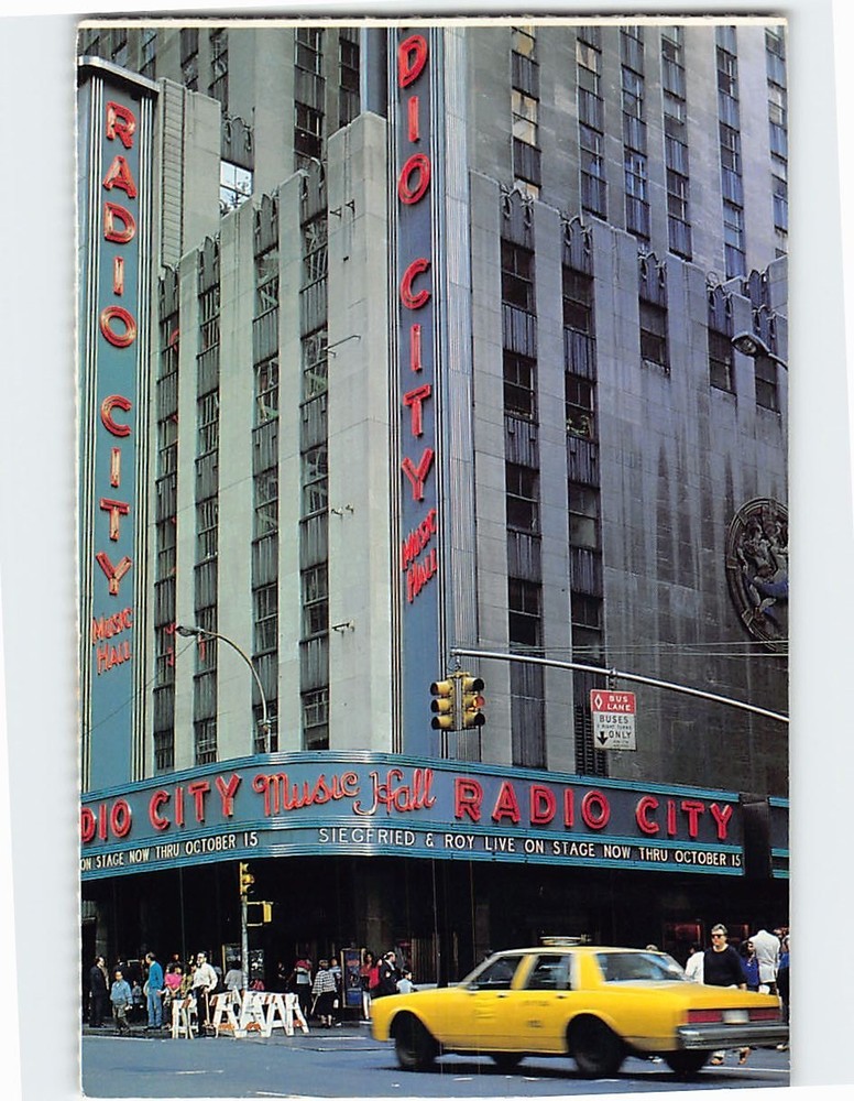 Postcard Radio City Music Hall New York City New York USA