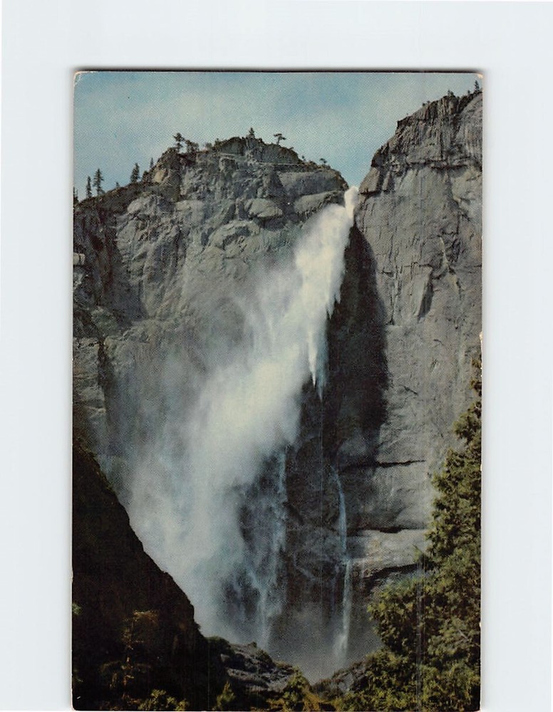 Postcard Upper Yosemite Fall Yosemite National Park California USA