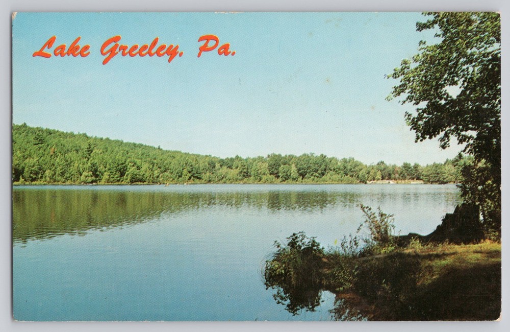 Lake Greeley, PA - Pennsylvania, Pike County 1964 Postcard