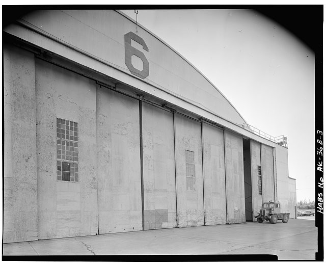 Fairbanks Alaska Ladd Field Birchwood Hangar Fort Wainwright 1960s Hangar Doors