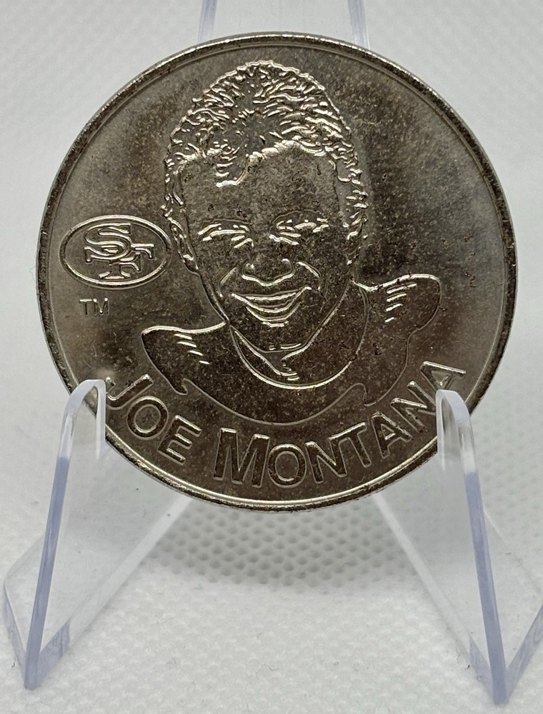 Joe Montana Starting Lineup Collector Coin