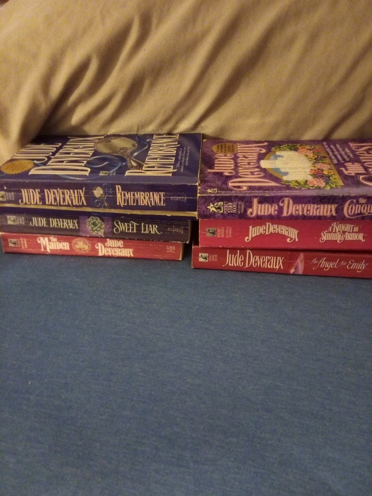 Jude Deveraux lot 6 paperbacks A Knight in Shining Armor Maiden Conquest