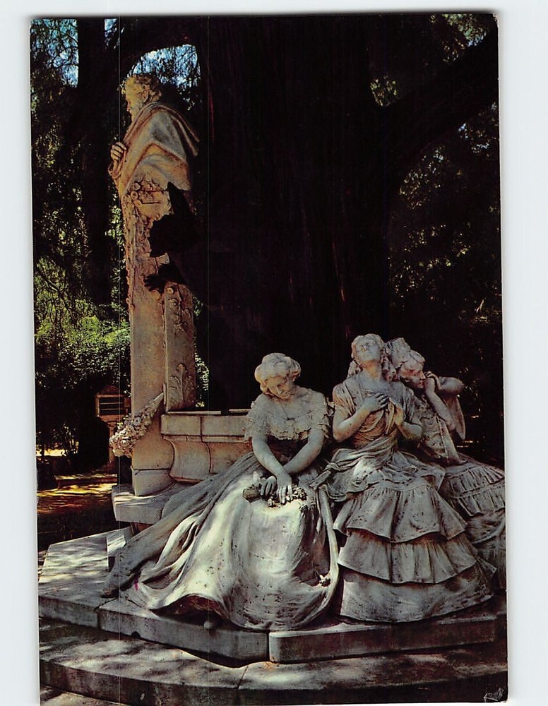 Postcard Park of Maria Luisa Seville Spain